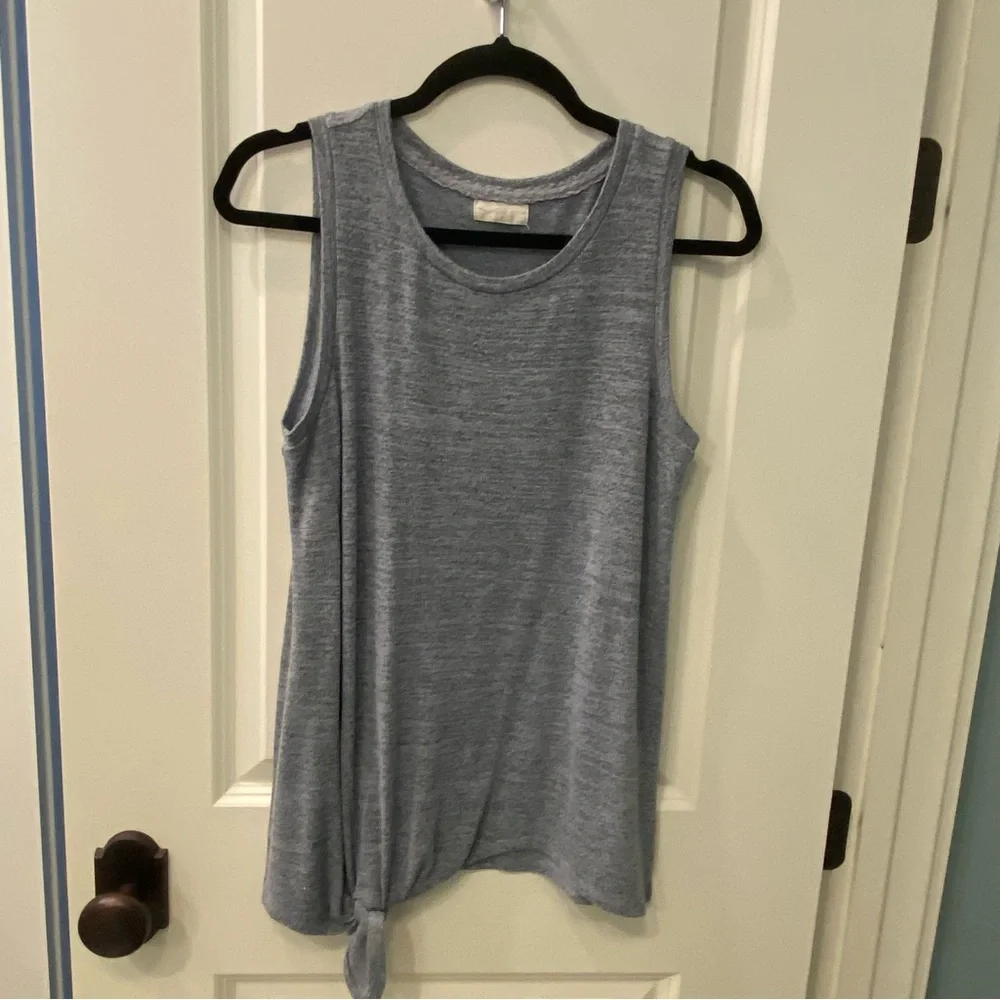 Cupid sleeveless knotted grey tunic. - Picture 1 of 6